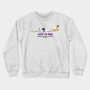 Avions de Transport Régional 72-600 - Golden Myanmar Airlines Crewneck Sweatshirt